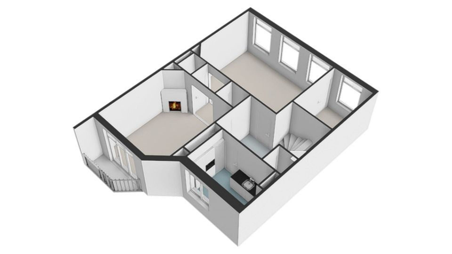 Hacquartstraat 5 A, Amsterdam plattegrond-8