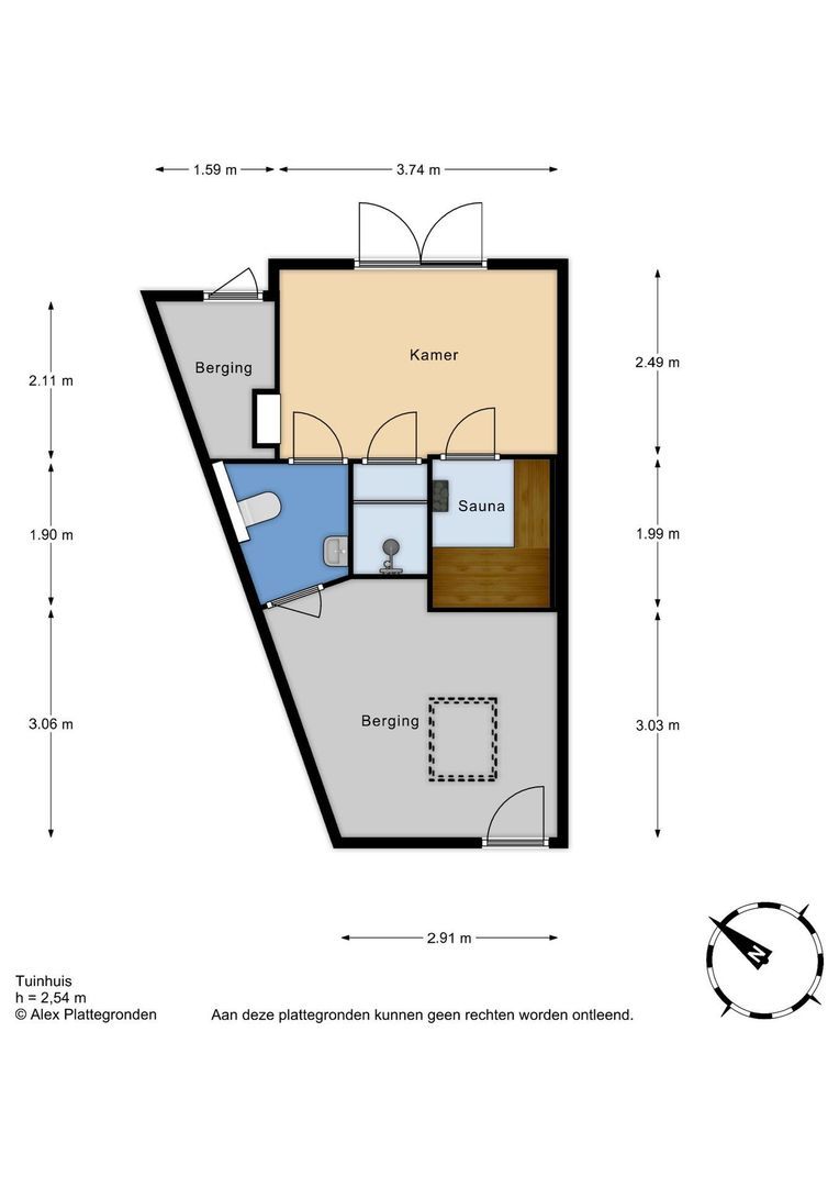 Koekoekslaan 6, Wassenaar plattegrond-4