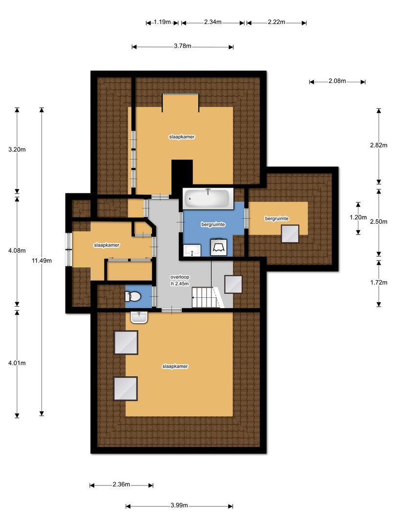 Koninginneweg 4, Wassenaar plattegrond-2