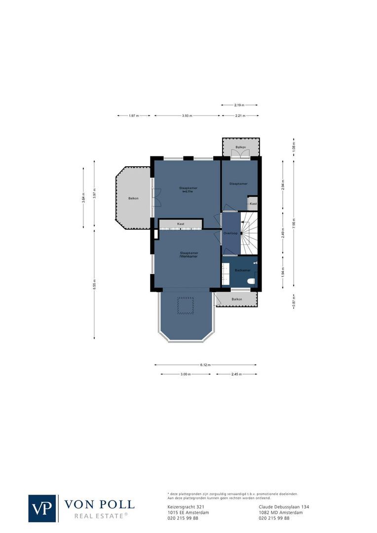 Emmakade 14, Amstelveen plattegrond-2
