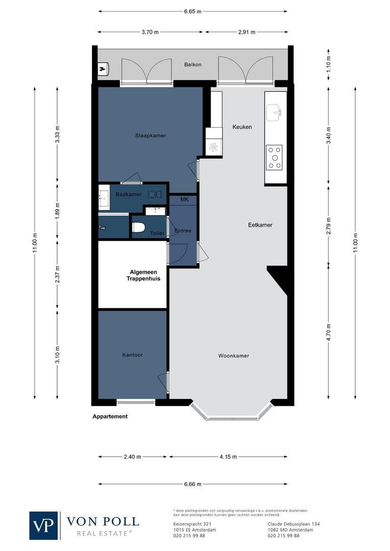 Linnaeusparkweg 52 3, Amsterdam plattegrond-0