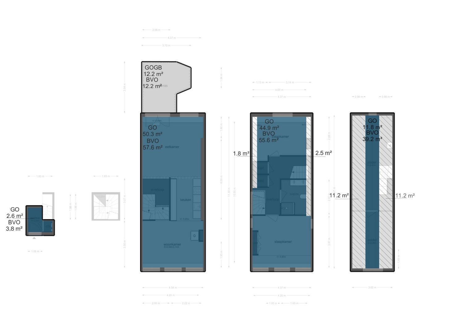 Amstel 254 B, Amsterdam plattegrond-5