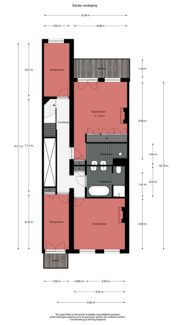 Willemsparkweg 217 H, Amsterdam plattegrond-2