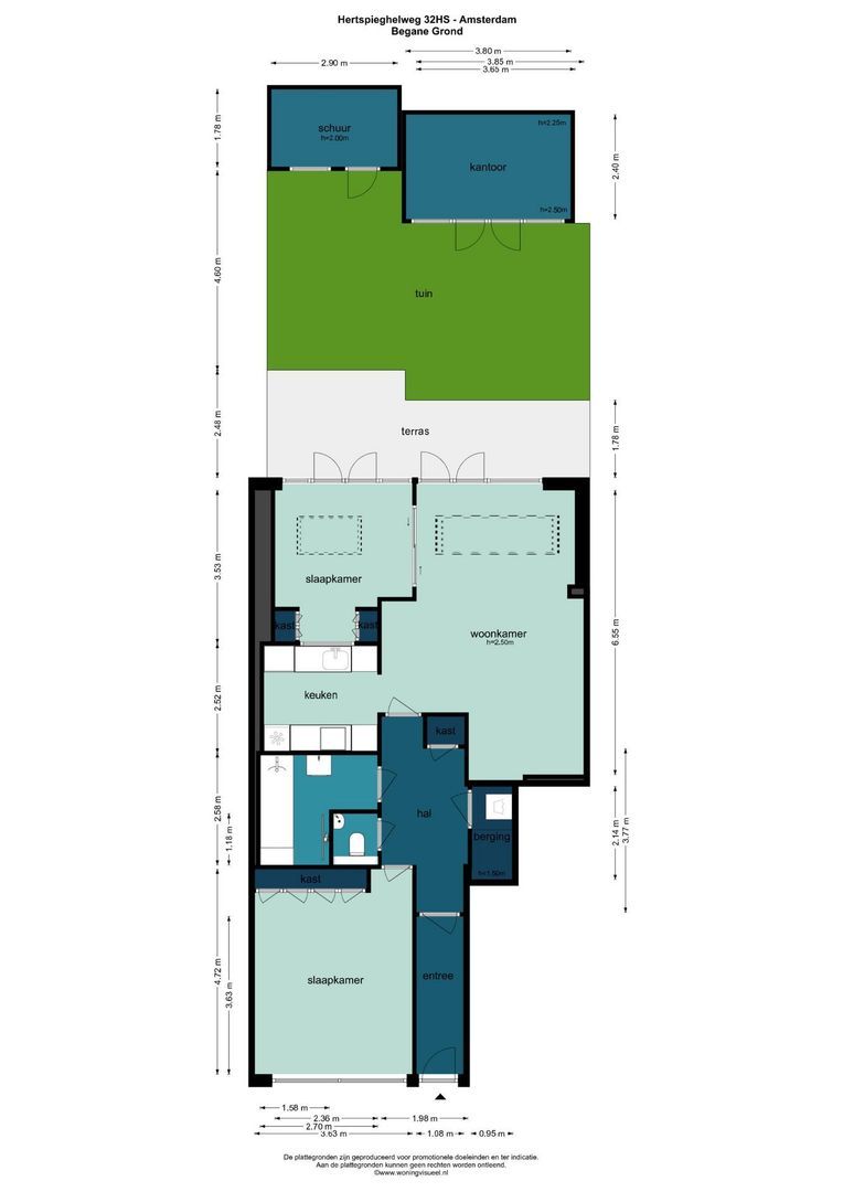 Hertspieghelweg 32 H, Amsterdam plattegrond-0