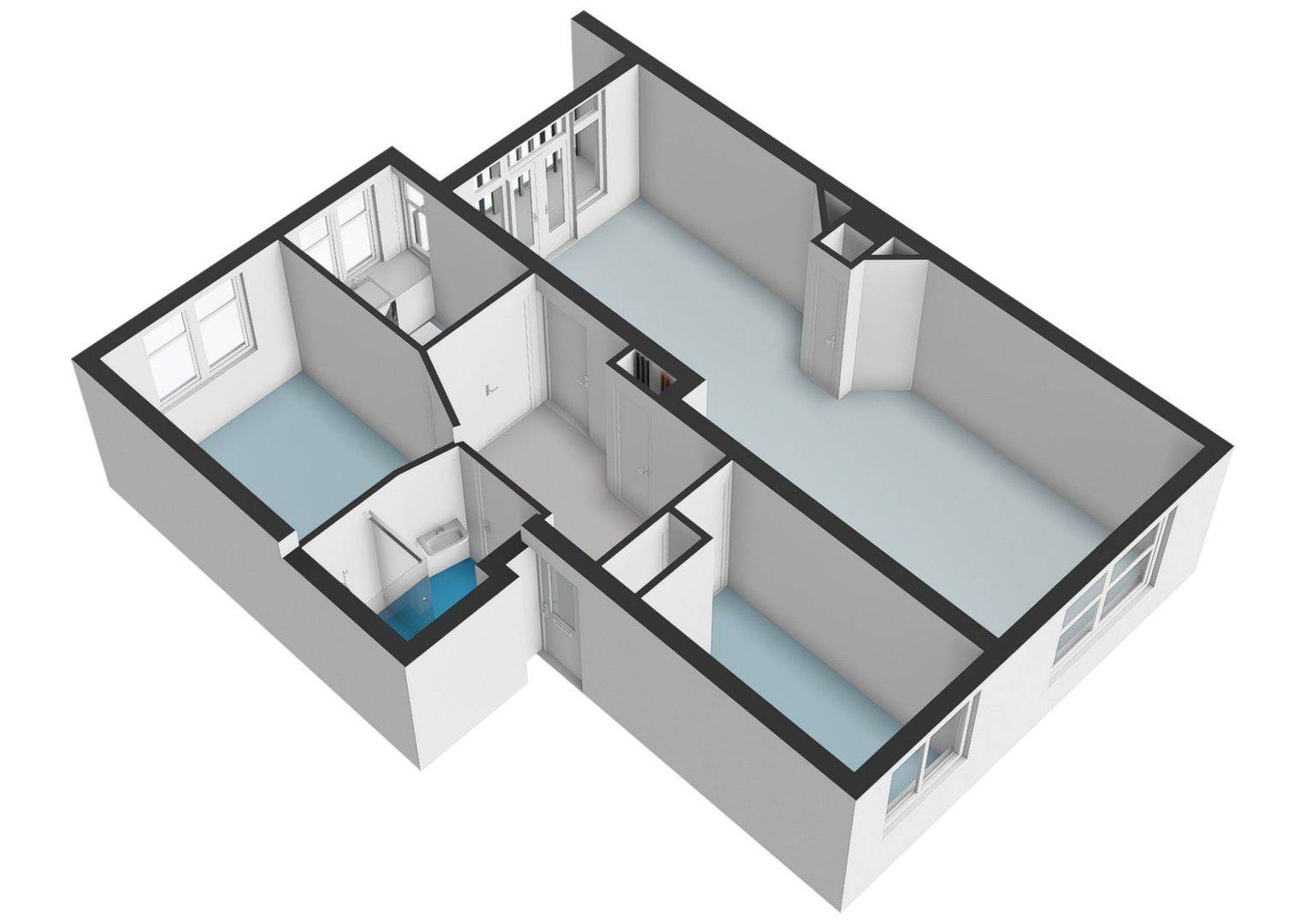 President Kennedylaan 242 1, Amsterdam plattegrond-2