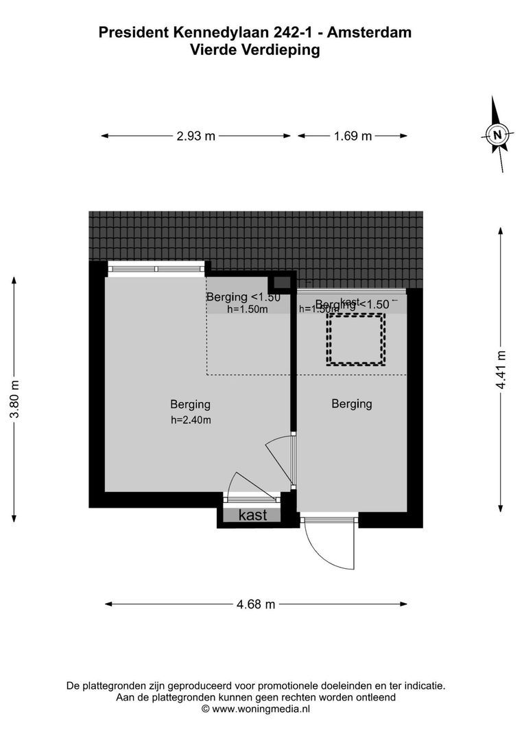 President Kennedylaan 242 1, Amsterdam plattegrond-6