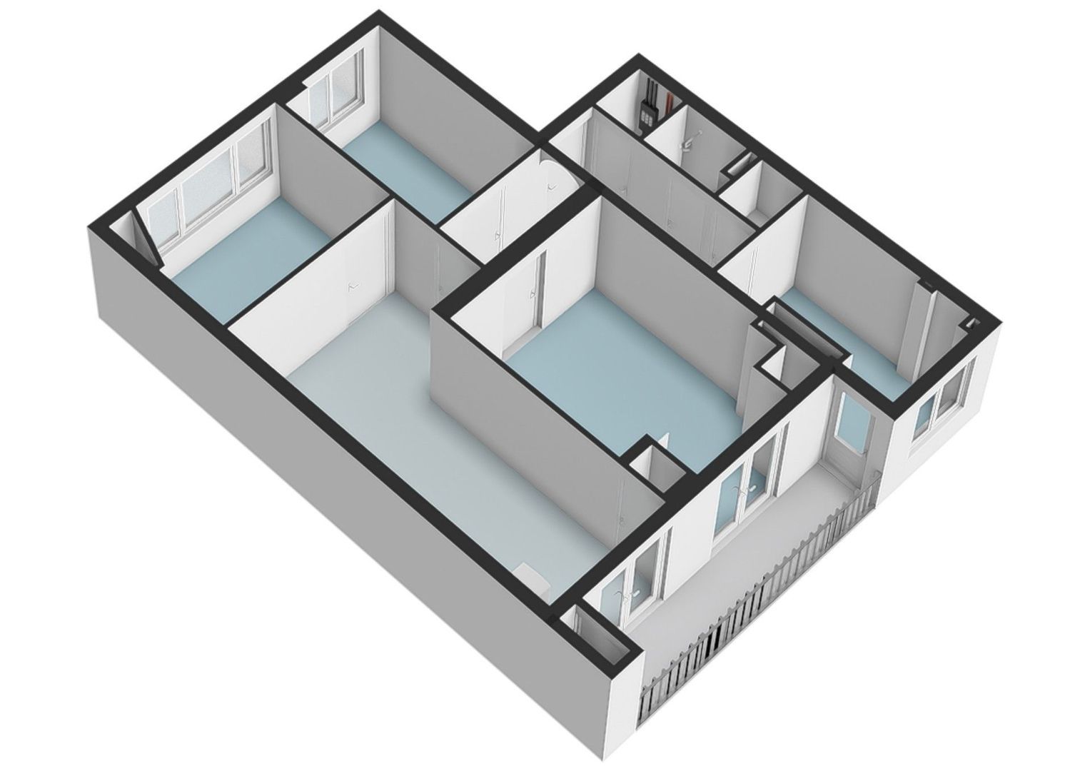 Chassestraat 11 2, Amsterdam plattegrond-1