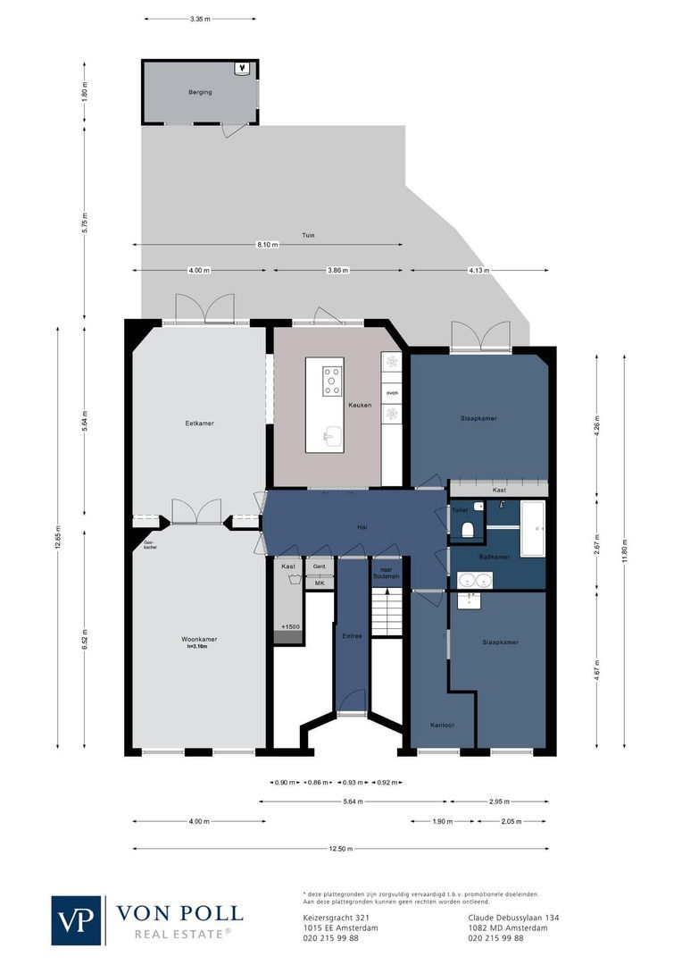 Gerrit van der Veenstraat 108 H, Amsterdam plattegrond-0