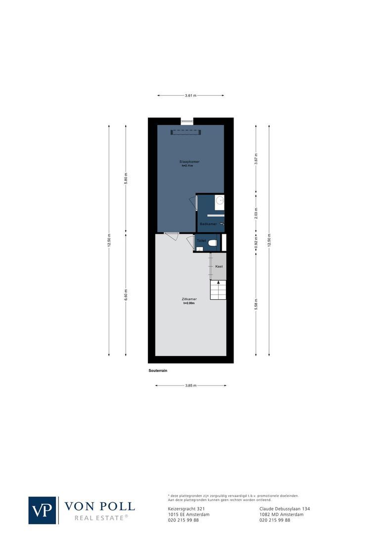 Gerrit van der Veenstraat 108 H, Amsterdam plattegrond-1