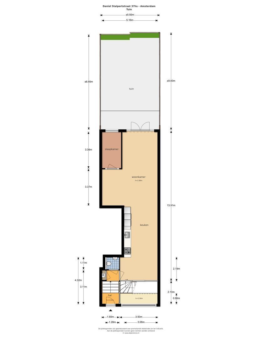 Daniel Stalpertstraat 37, Amsterdam plattegrond-2