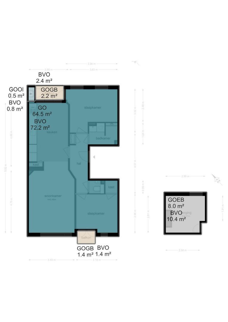 Hertspieghelweg 52 1, Amsterdam plattegrond-6