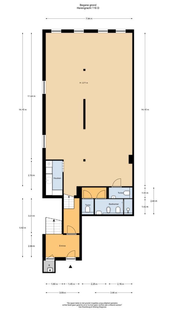 Herengracht 116 C, Amsterdam plattegrond-0