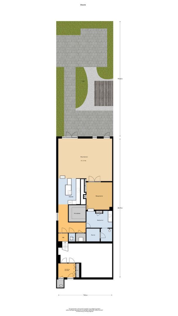 Herengracht 116 C, Amsterdam plattegrond-1