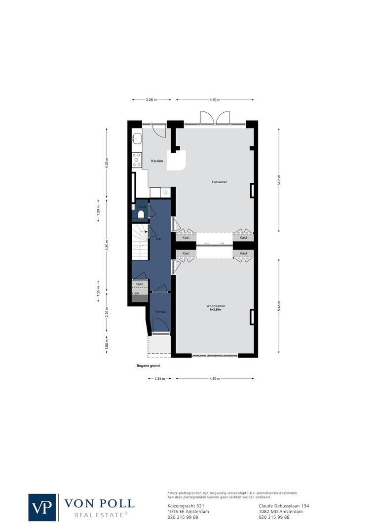 Titiaanstraat 42 H, Amsterdam plattegrond-1
