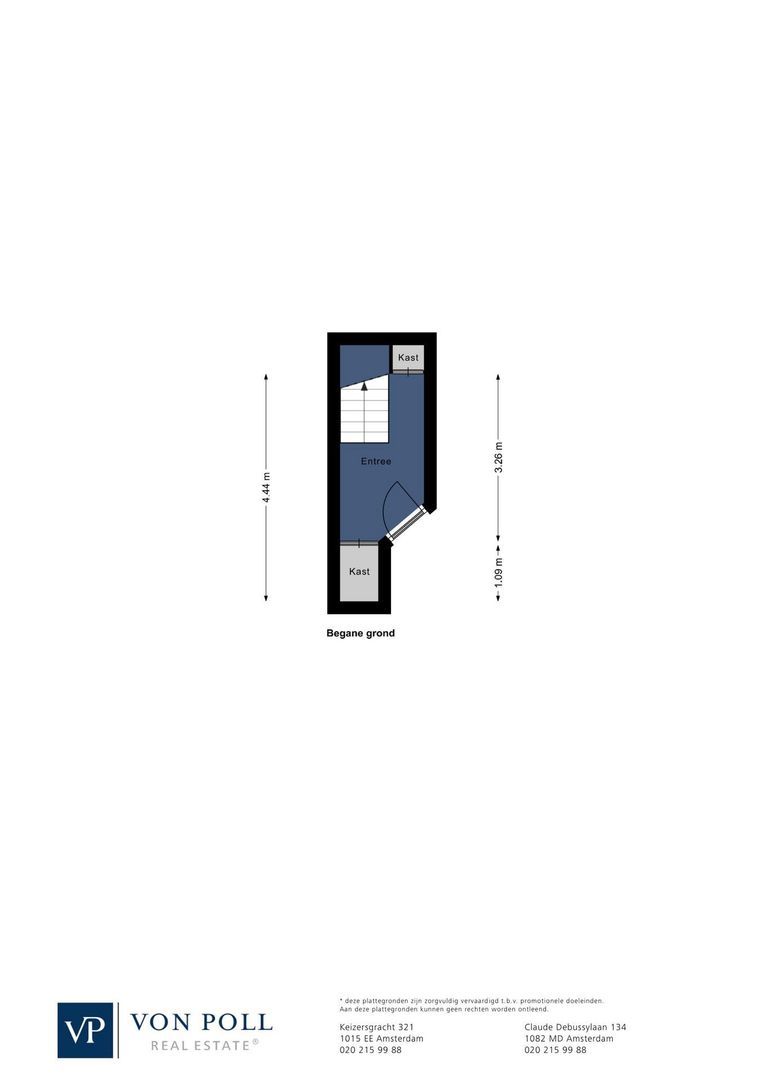 Pieter de Hoochstraat 3 2, Amsterdam plattegrond-0