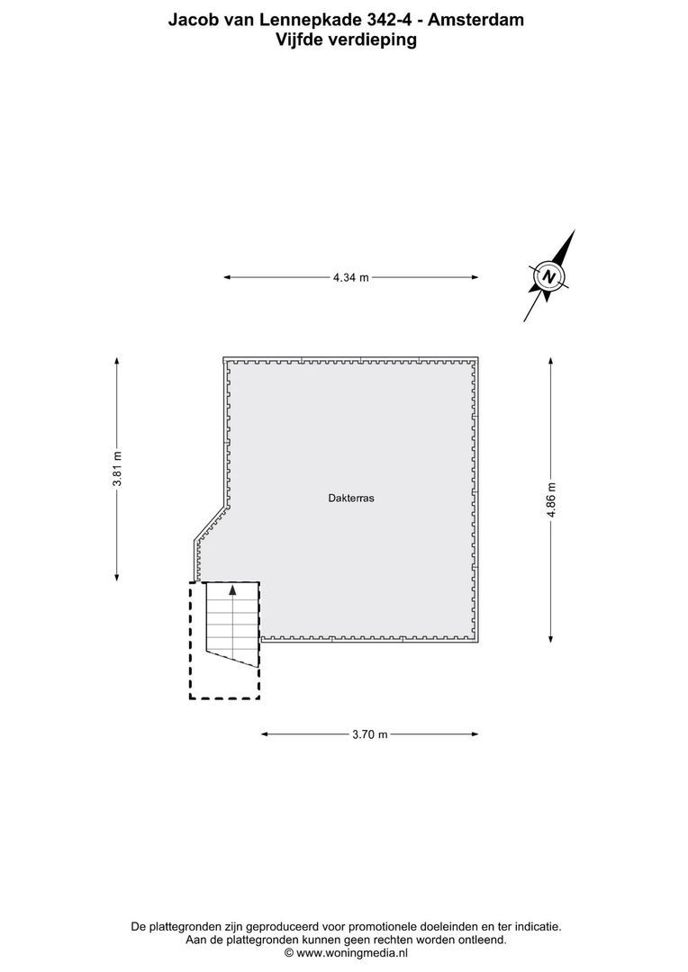 Jacob van Lennepkade 342 4, Amsterdam plattegrond-6
