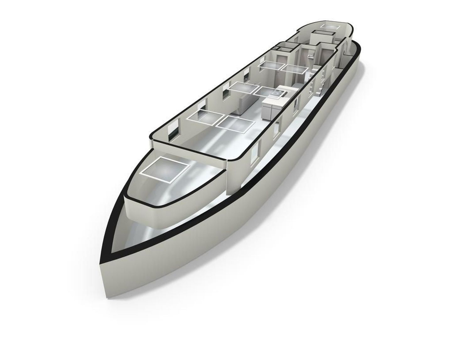 Nieuwe Keizersgracht 570 L, Amsterdam plattegrond-1