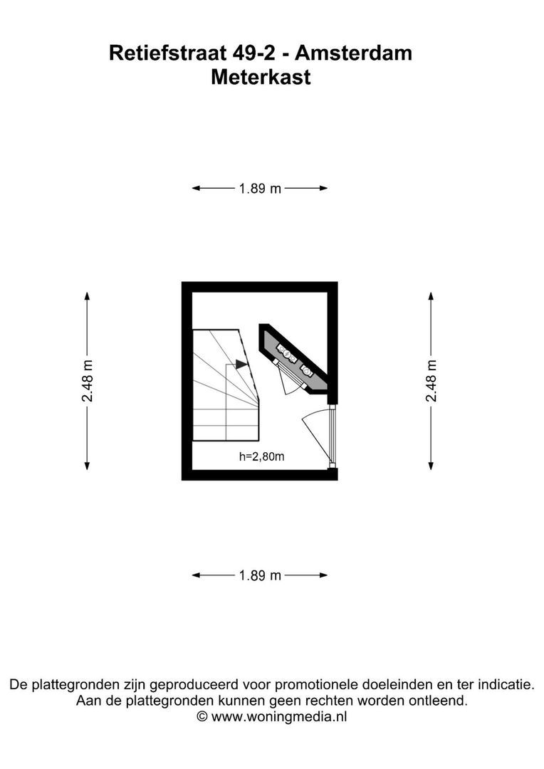Retiefstraat 49 2, Amsterdam plattegrond-3