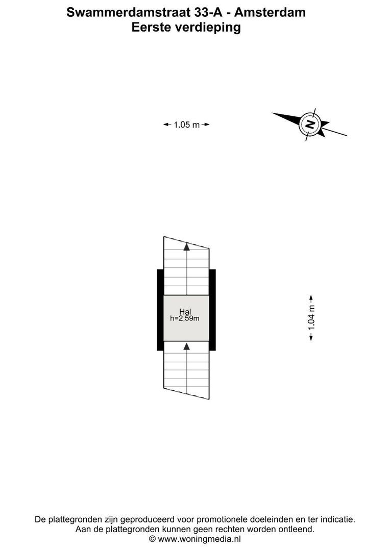Swammerdamstraat 33 A, Amsterdam plattegrond-0