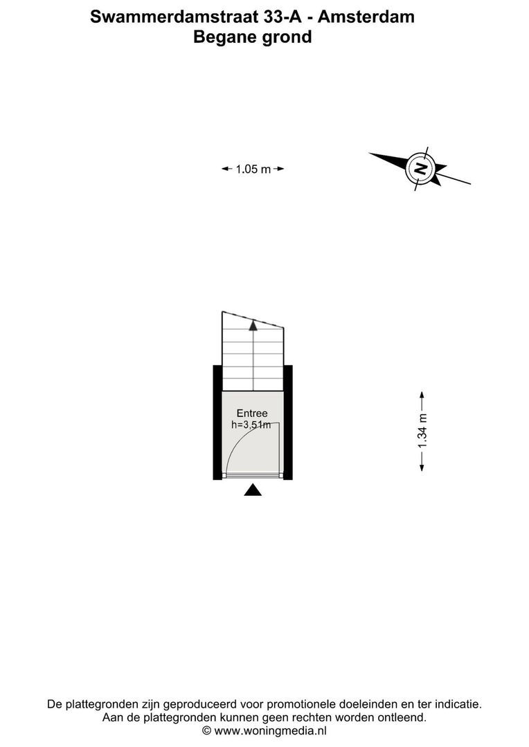 Swammerdamstraat 33 A, Amsterdam plattegrond-9