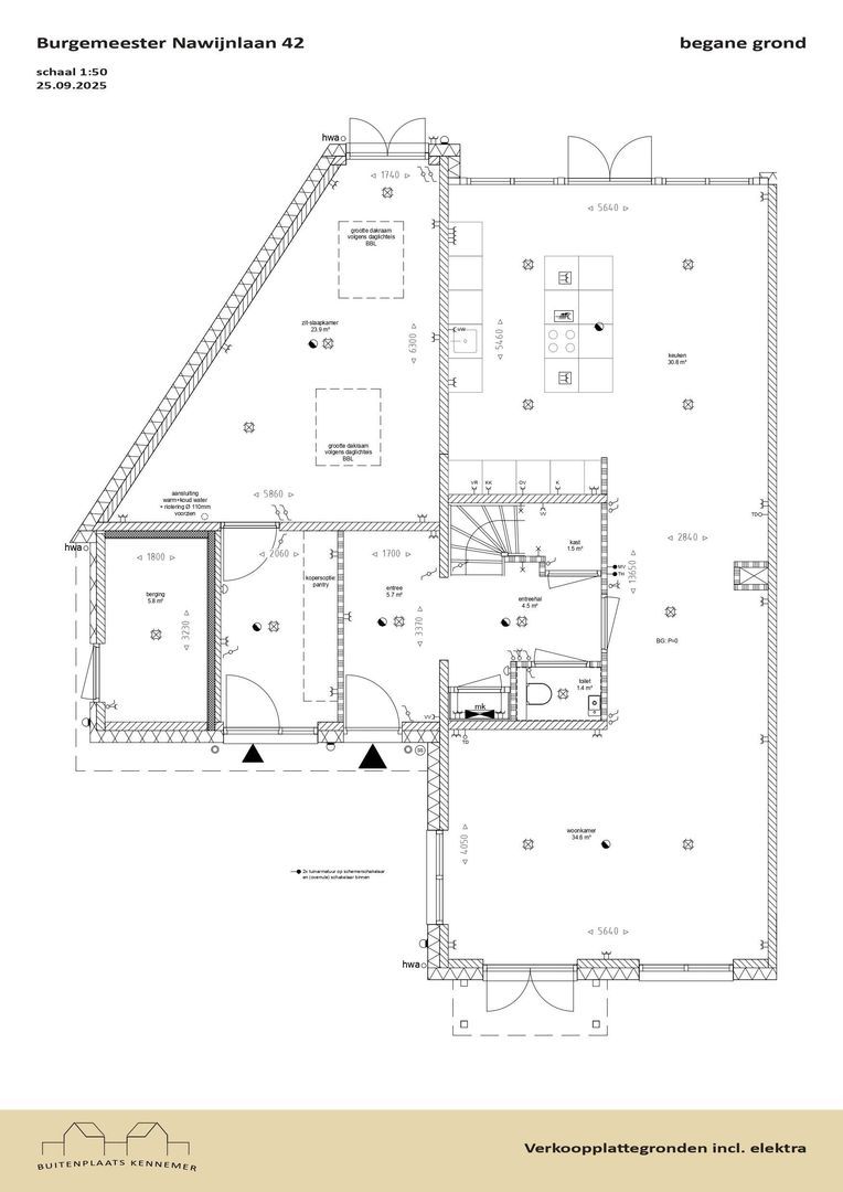 Burgemeester Nawijnlaan 42, Zandvoort plattegrond-0