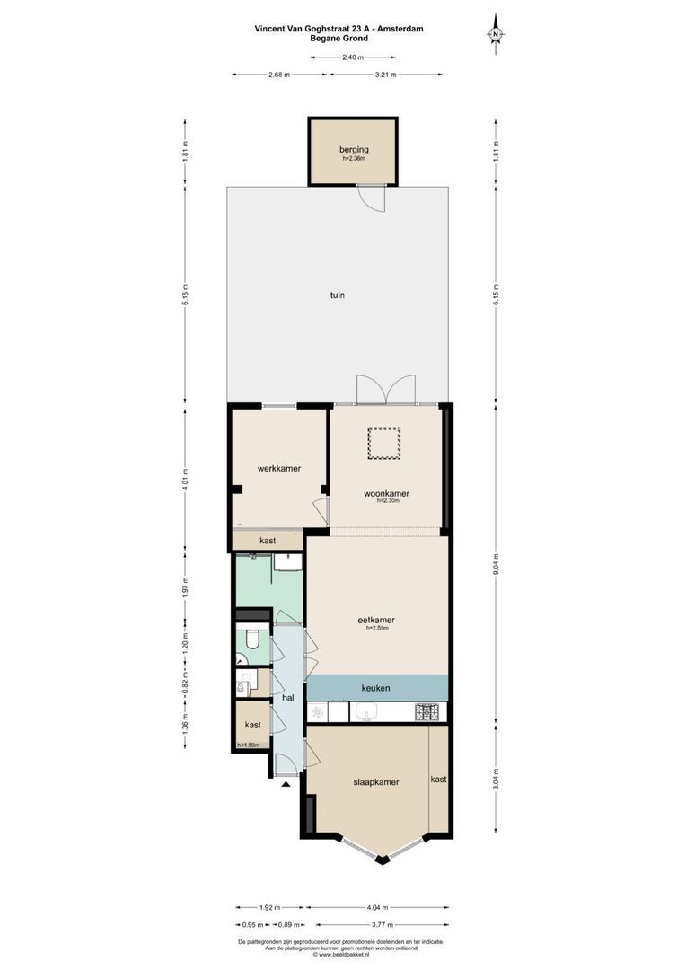 Vincent van Goghstraat 23 A, Amsterdam plattegrond-0