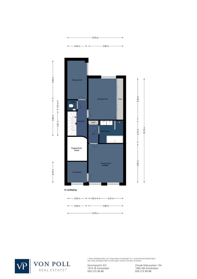 Blasiusstraat 3 H, Amsterdam plattegrond-0