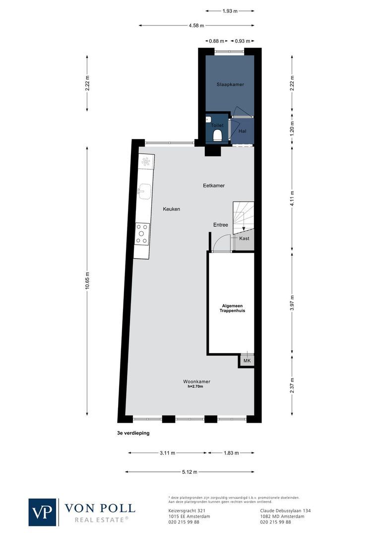 Mauritskade 99 3, Amsterdam plattegrond-0