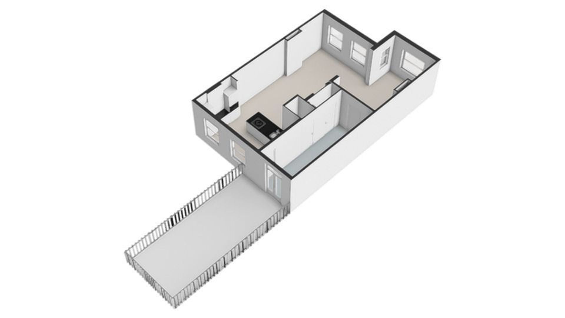 Vondelstraat 170 3, Amsterdam plattegrond-1