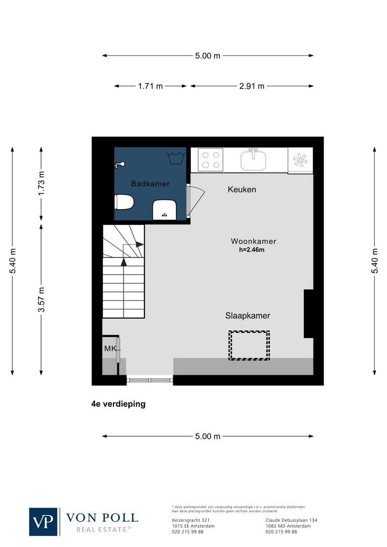 Pieter Aertszstraat 90 4, Amsterdam plattegrond-1