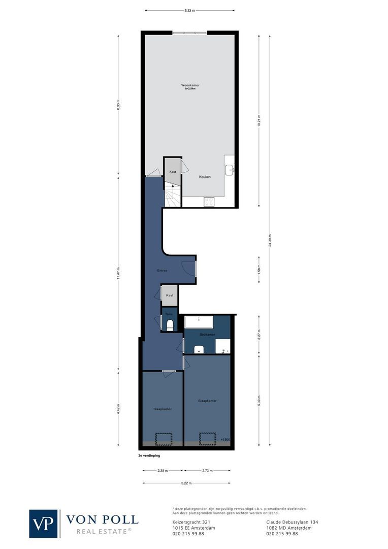 Keizersgracht 53 B, Amsterdam plattegrond-0