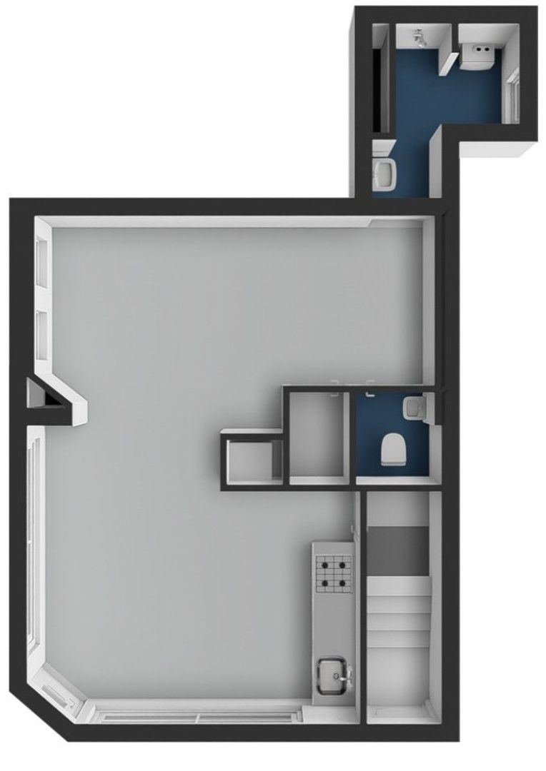 Rochussenstraat 12 H, Amsterdam plattegrond-1