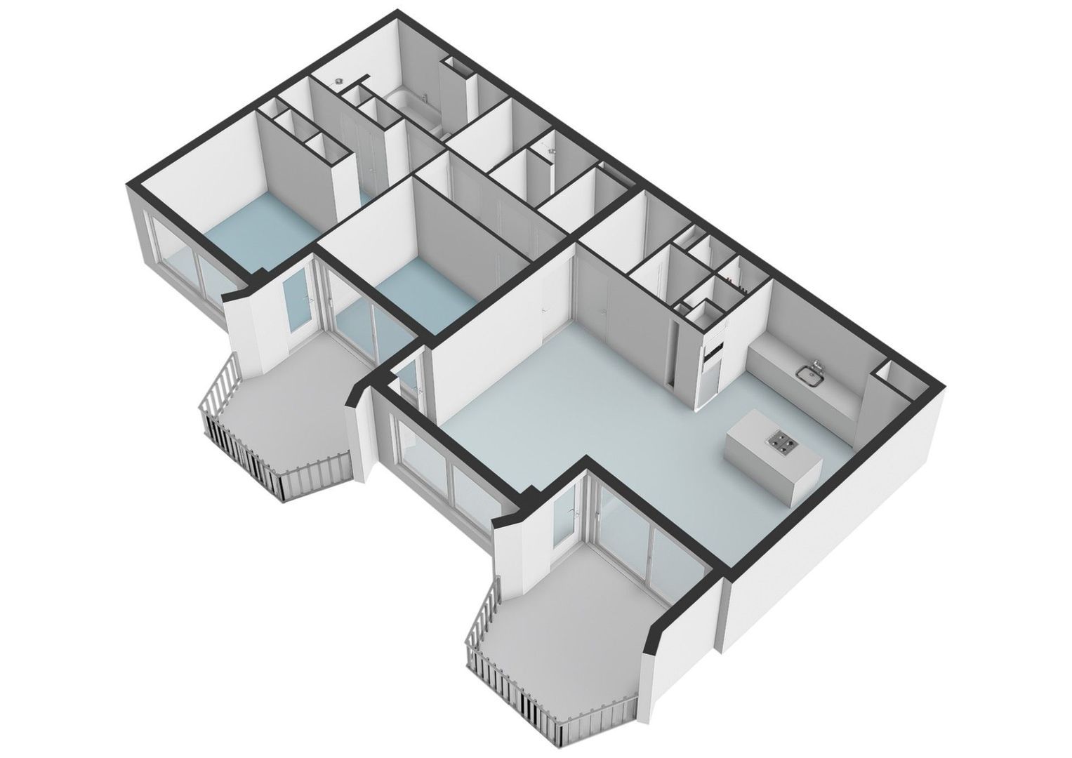 Haparandadam 2 A 2, Amsterdam plattegrond-2