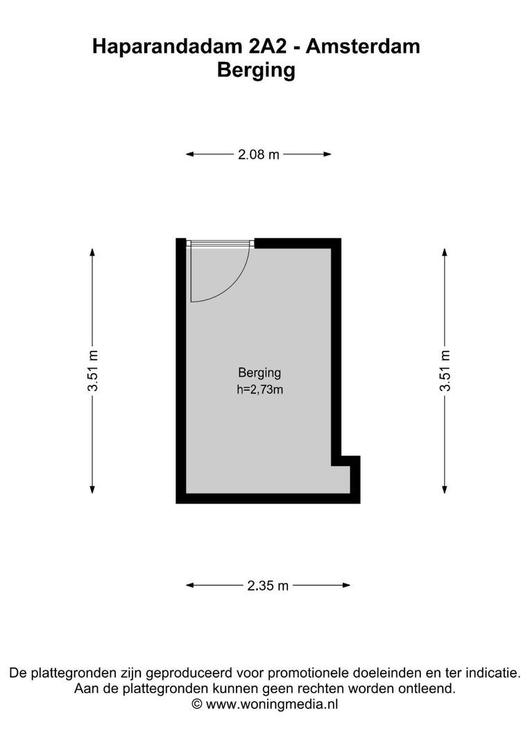 Haparandadam 2 A 2, Amsterdam plattegrond-3