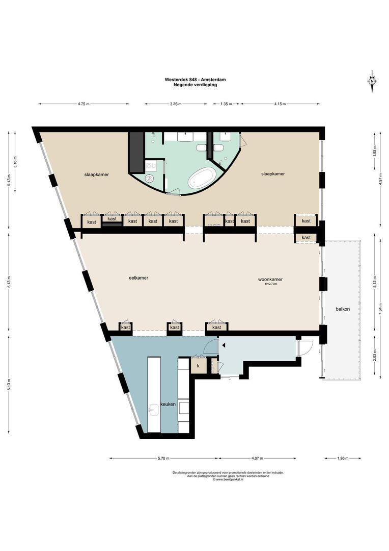Westerdok 848, Amsterdam plattegrond-8