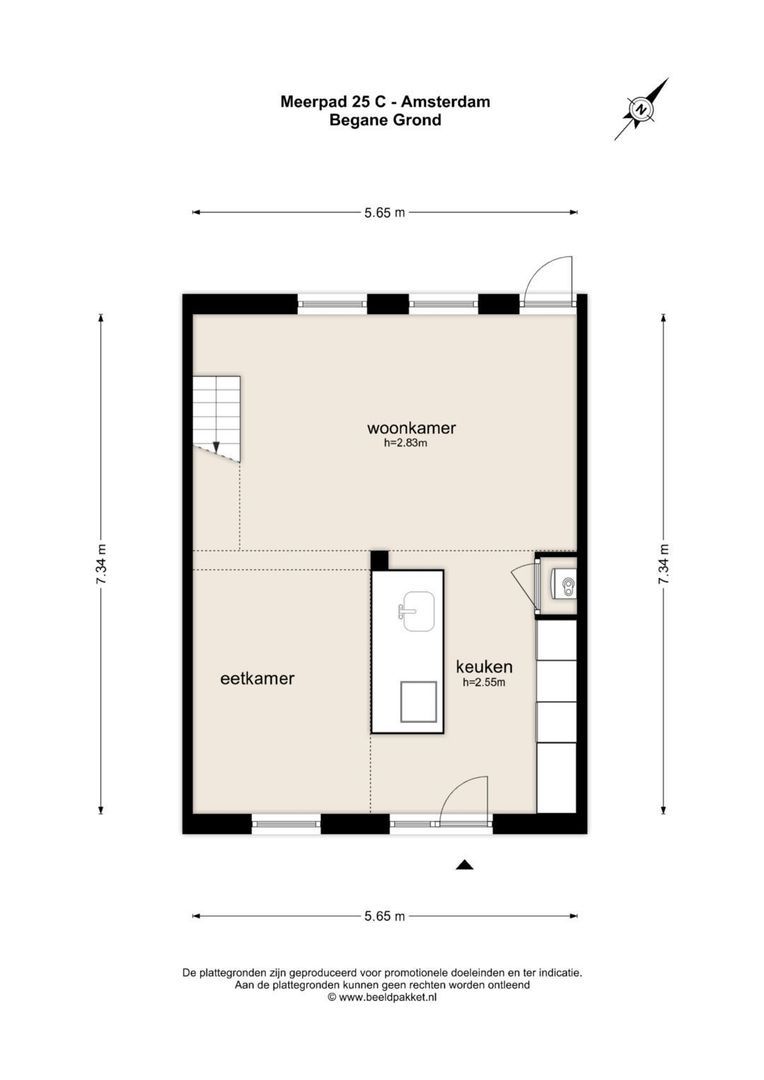 Meerpad 25 C, Amsterdam plattegrond-0