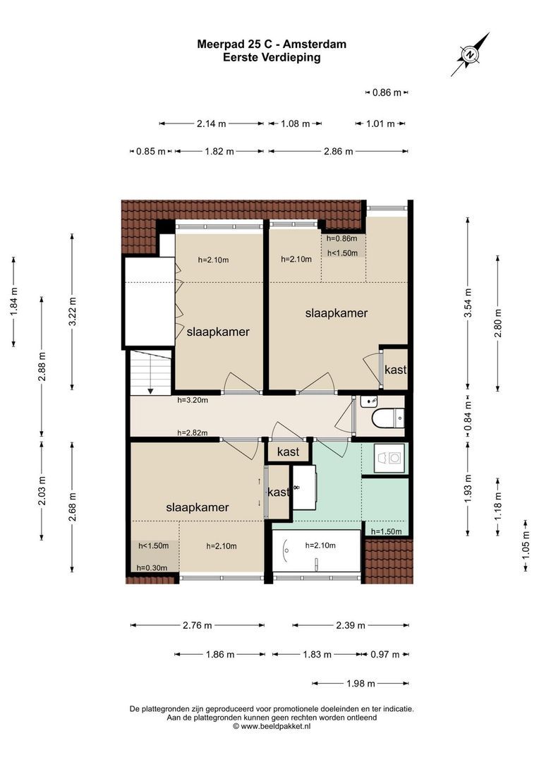 Meerpad 25 C, Amsterdam plattegrond-6