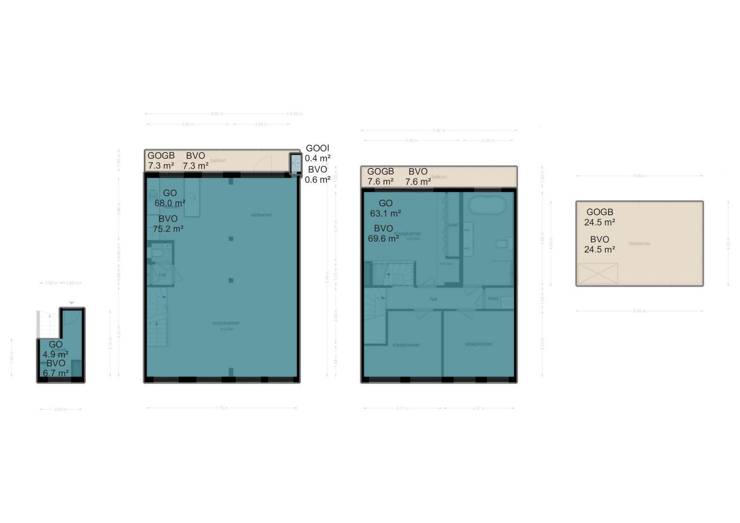 Amstelkade 21 3, Amsterdam plattegrond-9
