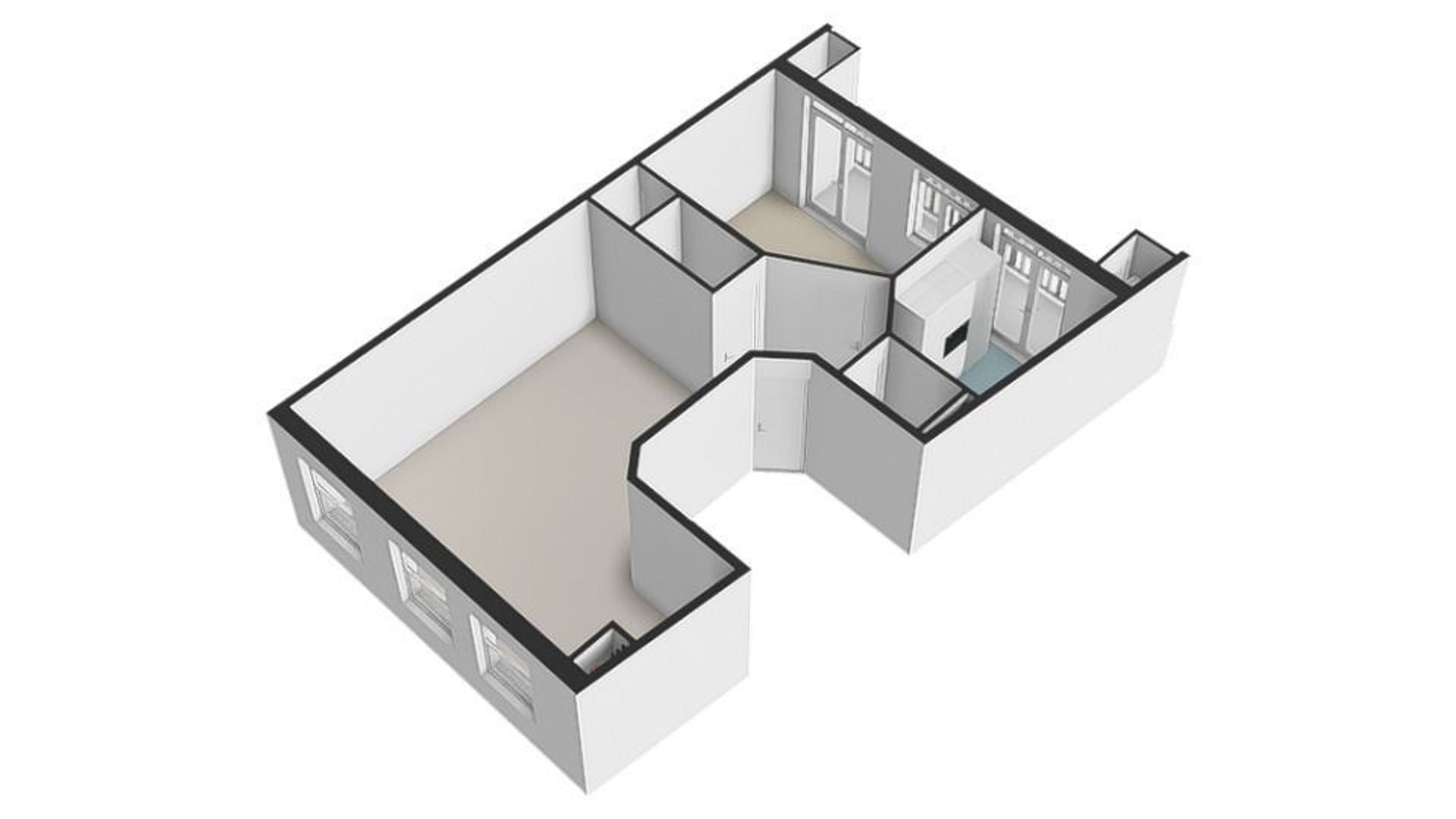Tweede Kostverlorenkade 135 1, Amsterdam plattegrond-2