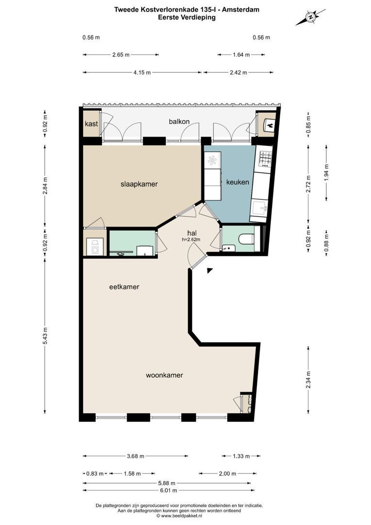 Tweede Kostverlorenkade 135 1, Amsterdam foto-21