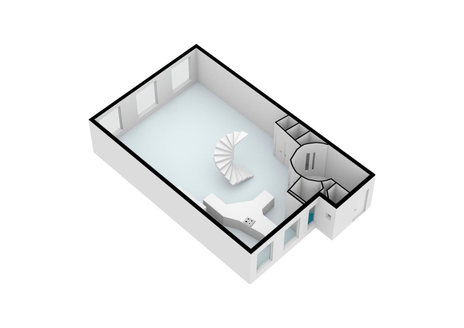 Keizersgracht 263 D, Amsterdam plattegrond-1