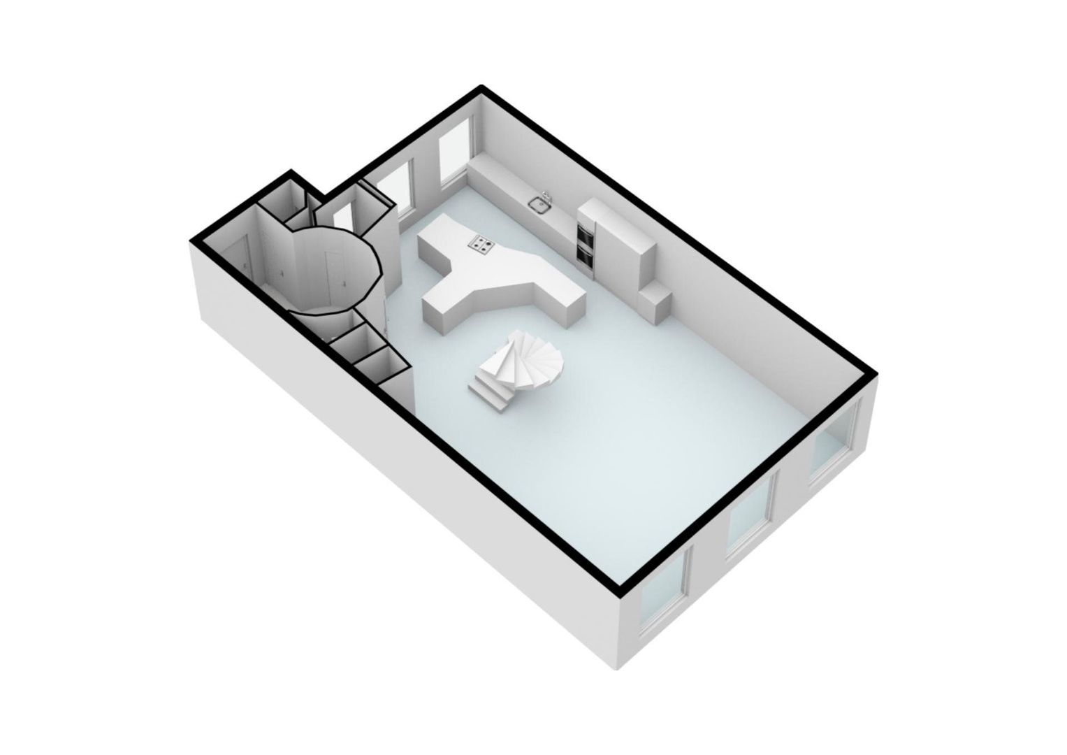 Keizersgracht 263 D, Amsterdam plattegrond-2