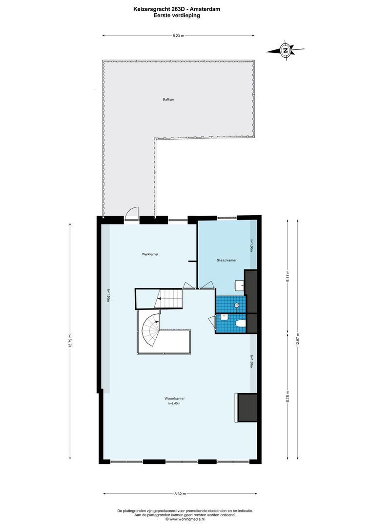 Keizersgracht 263 D, Amsterdam plattegrond-6