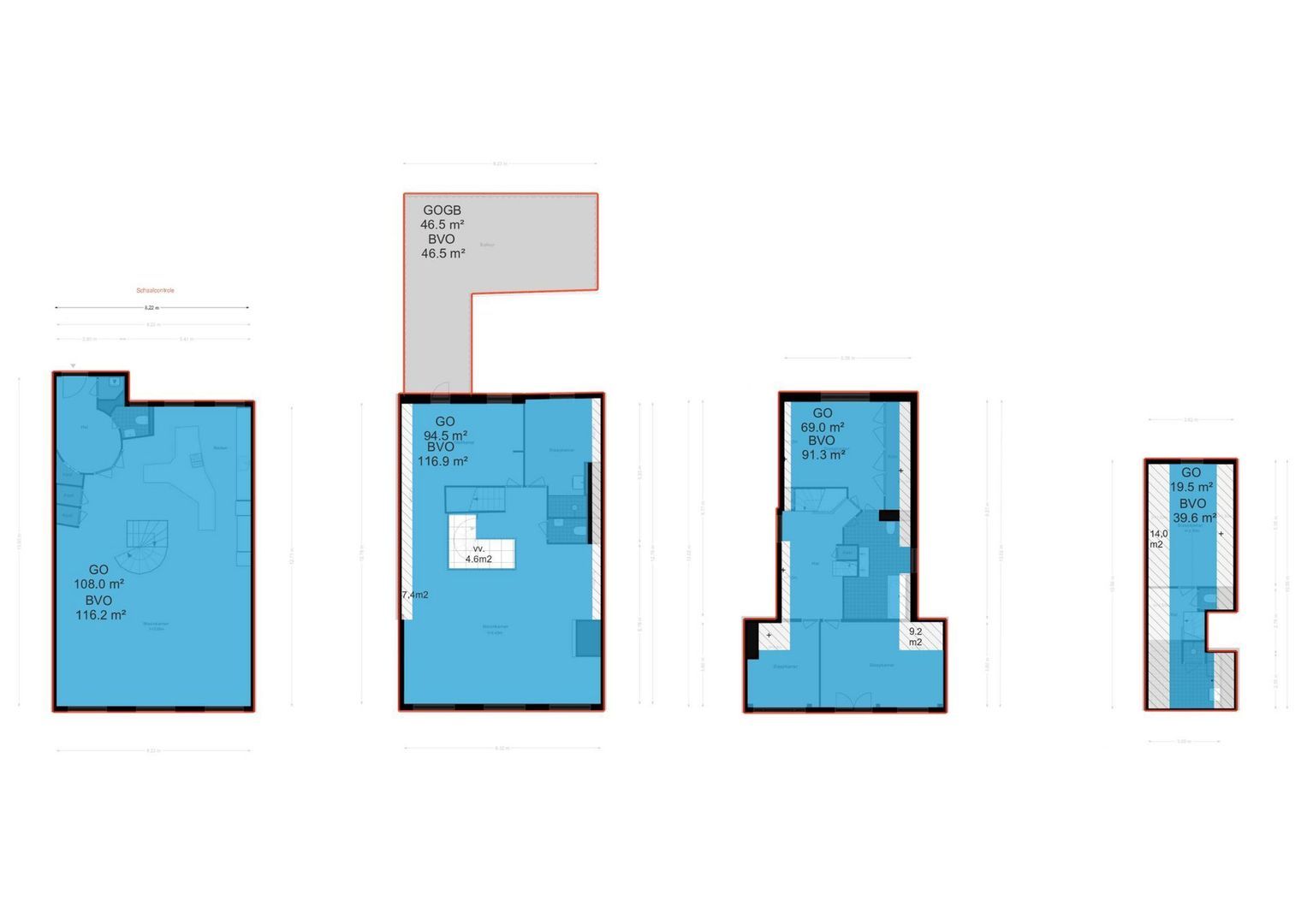 Keizersgracht 263 D, Amsterdam plattegrond-9