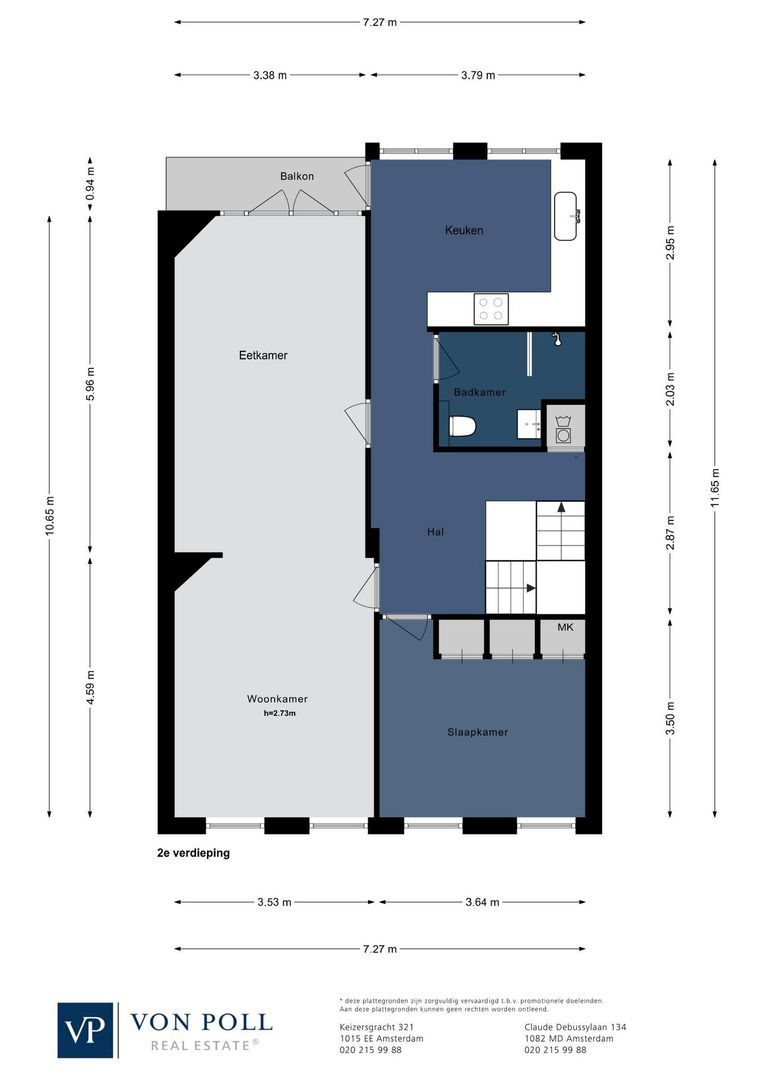 Dintelstraat 49 2, Amsterdam plattegrond-1