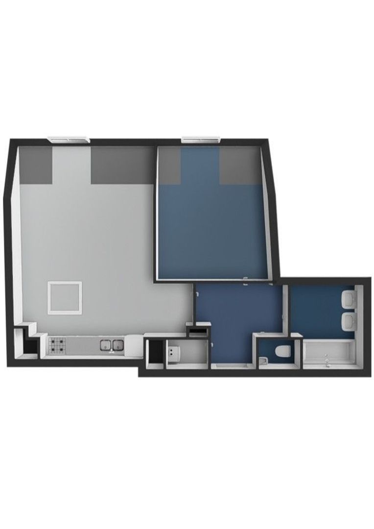 Gravenstraat 3 M, Amsterdam plattegrond-2