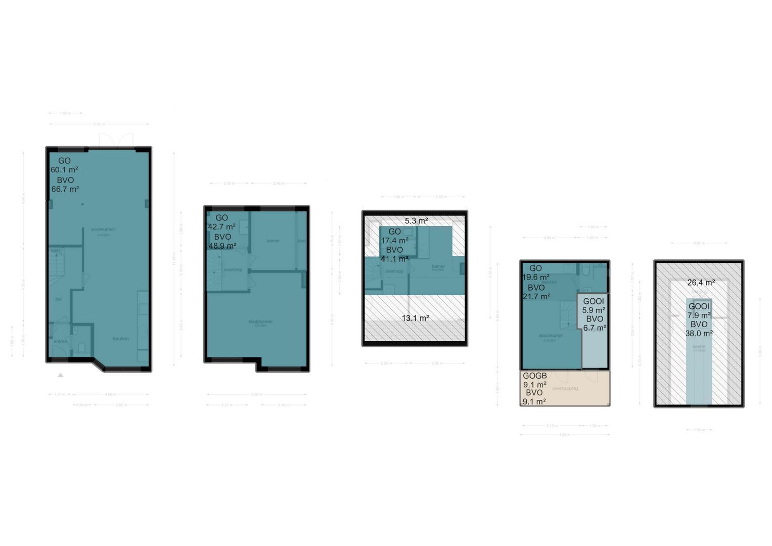 Margaretha van Borsselenlaan 31, Amstelveen plattegrond-14
