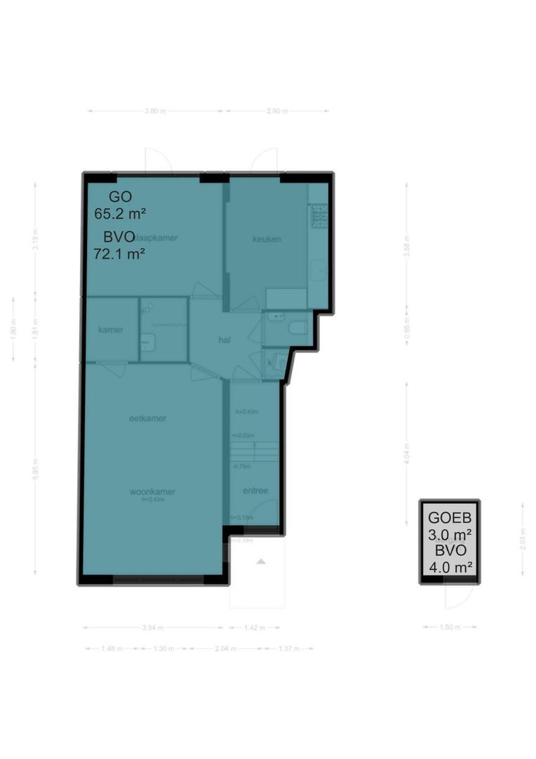 Tugelaweg 126, Amsterdam plattegrond-0