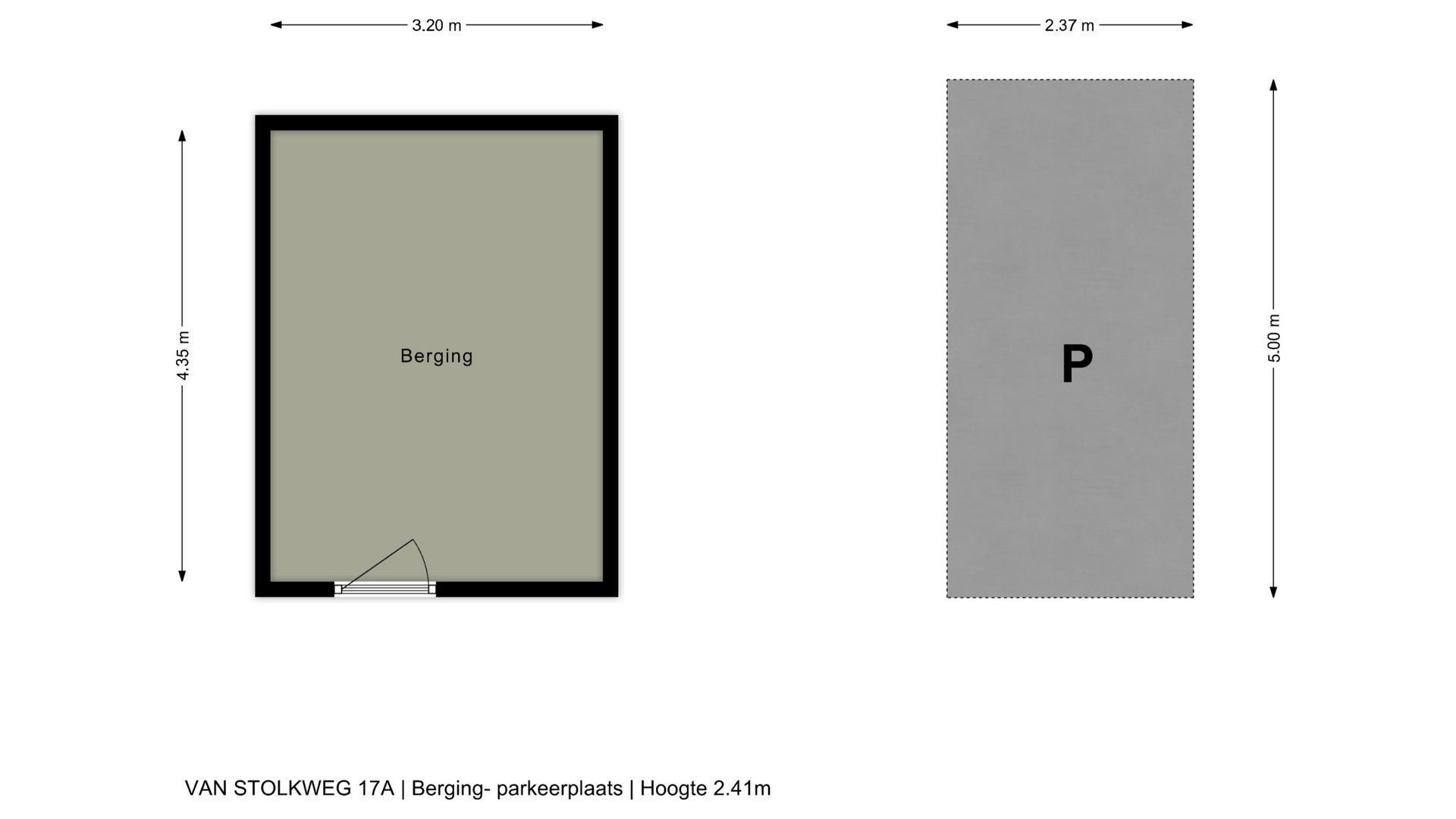 Van Stolkweg 17 A, Den Haag plattegrond-1