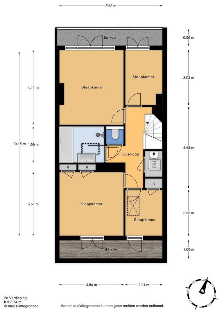 Breitnerlaan 48, Den Haag plattegrond-2